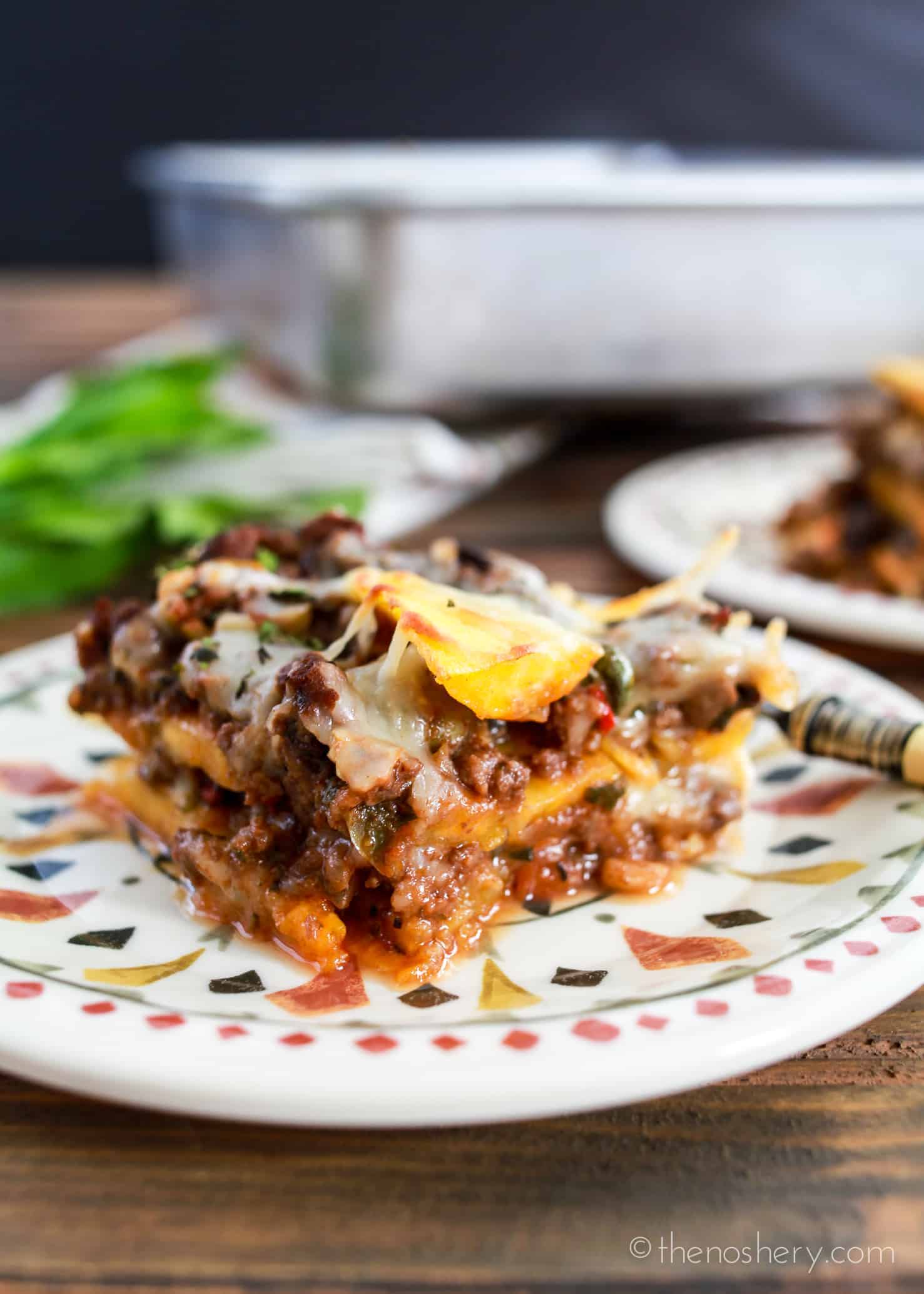 Pastelon (Puerto Rican Sweet Plantain Lasagna) - The Noshery