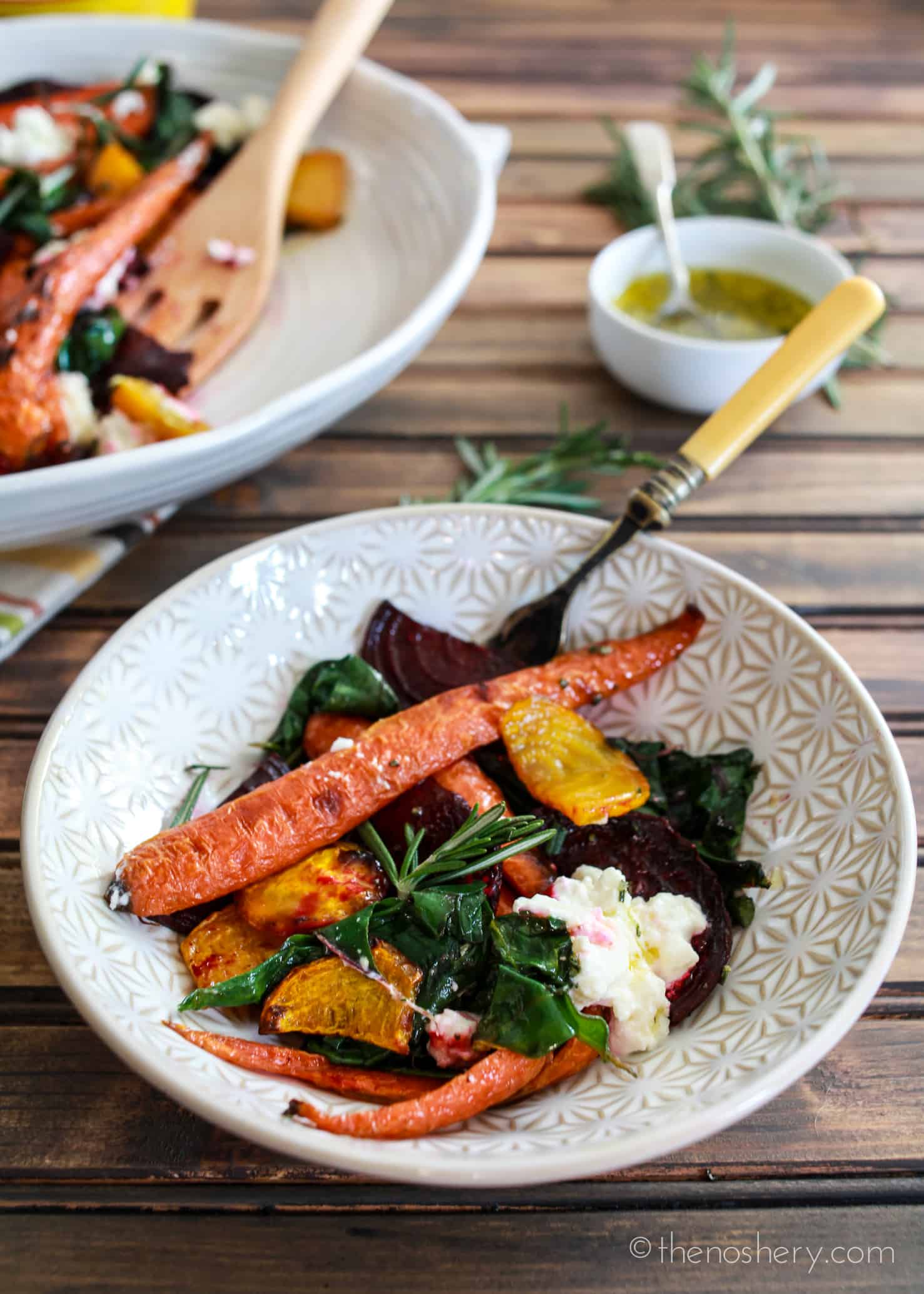 Roasted Beets And Carrots Salad With Burrata The Noshery 3882