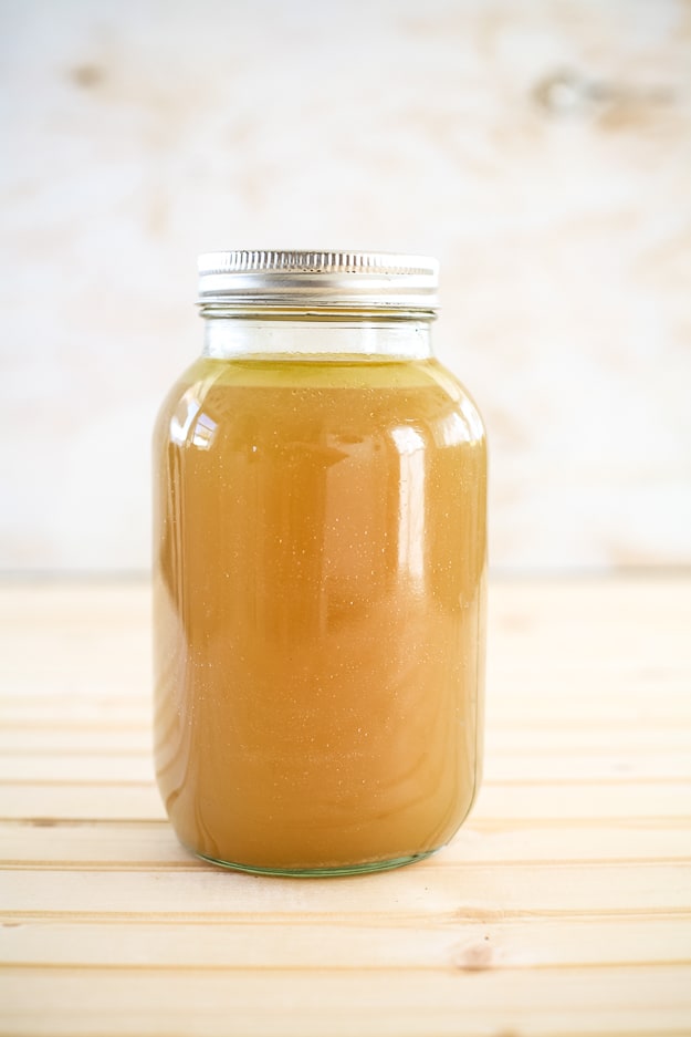 Homemade Chicken Stock | TheNoshery.com - @TheNoshery