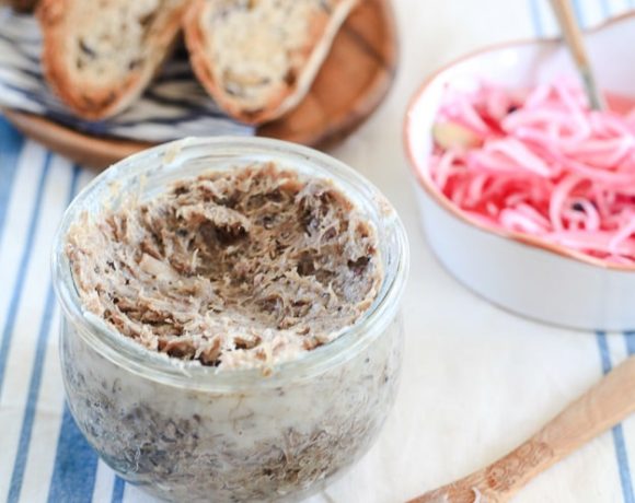 Pork Rillette | A easy to make pork pate. | TheNoshery.com - @TheNoshery