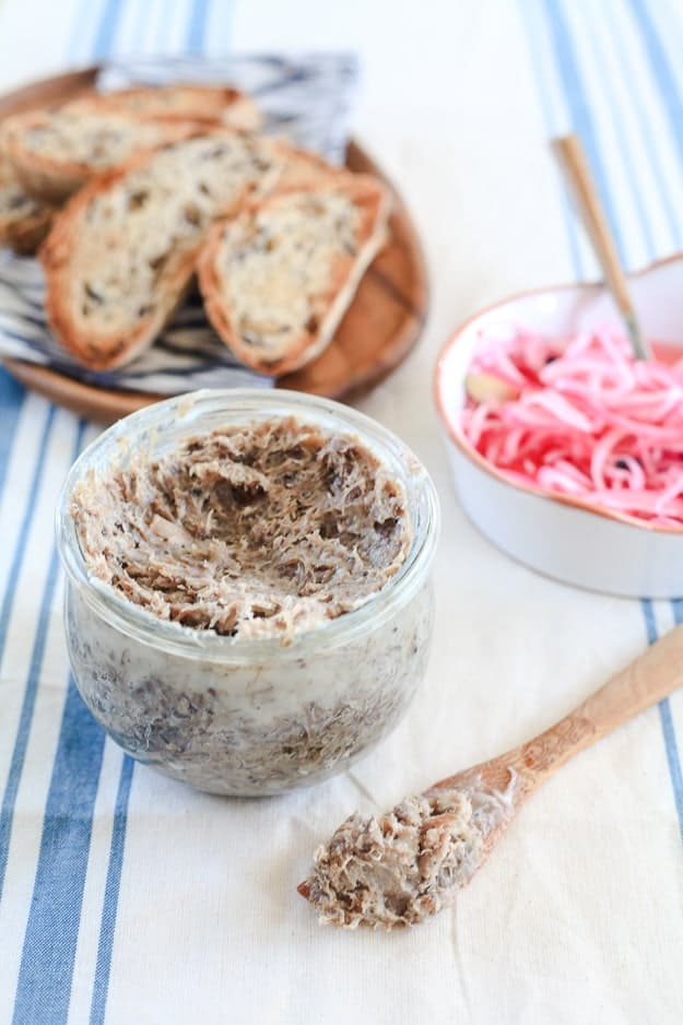 Pork Rillettes | Easy to make pork pate. | TheNoshery.com - @TheNoshery