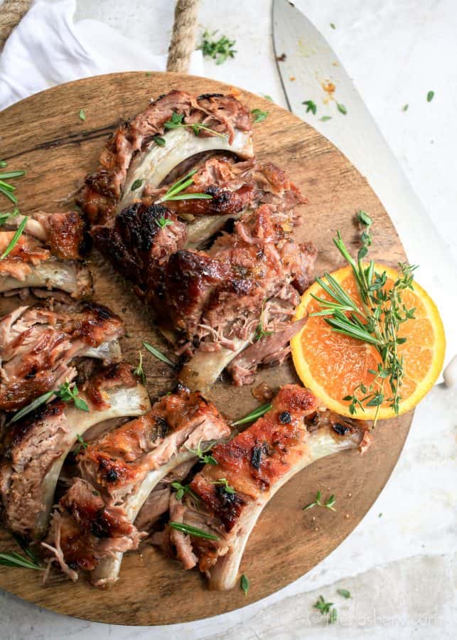 Citrus Herb Glazed Ribs | TheNoshery.com