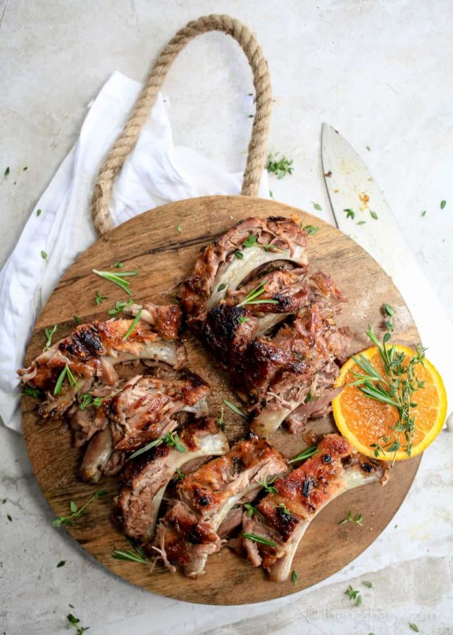 Citrus Herb Glazed Ribs | TheNoshery.com