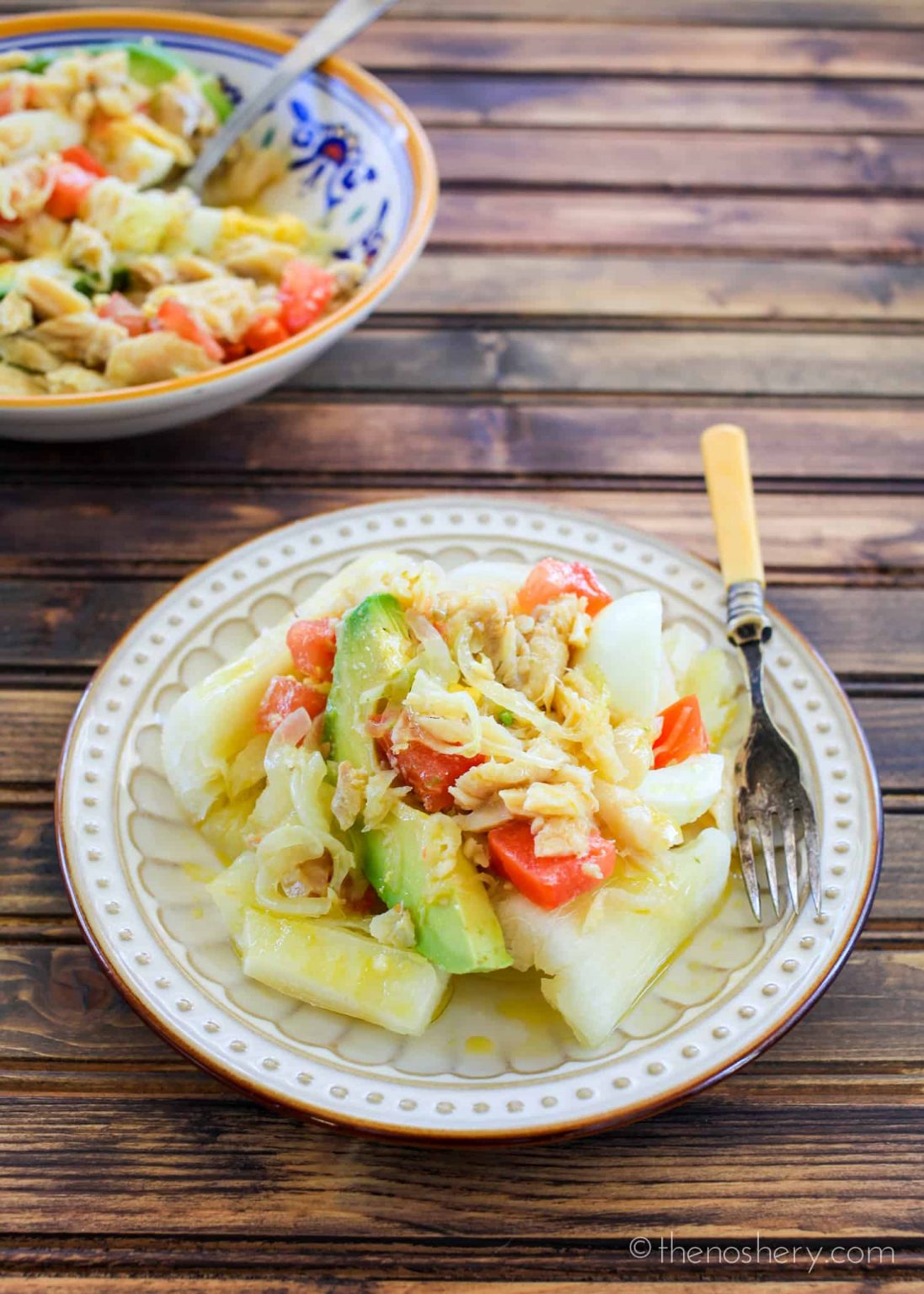 Ensalada de Bacalao (Salted Cod Salad) - The Noshery