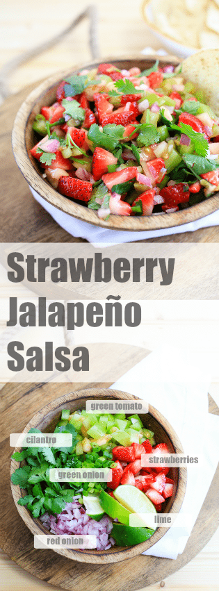 Strawberry Jalapaño Salsa | TheNoshery.com - @Thenoshery | #TabascoTastemakers