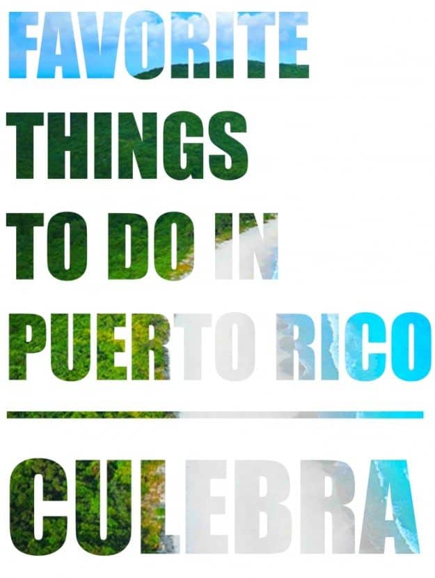 Favorite Things to do In Pueto Rico : Culebra Island | A small island off the coast of Puerto Rico featuring the most beautiful beach in the Caribbean. | TheNoshery.com - @TheNoshery