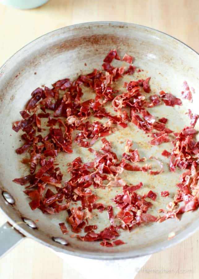 Pappardelle with Black Olive Tapenade, Sundried Tomatoes & Crispy Prosciutto | The Noshery