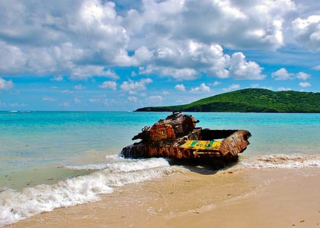 Favorite Things to do In Pueto Rico : Culebra Island | A small island off the coast of Puerto Rico featuring the most beautiful beach in the Caribbean. | TheNoshery.com - @TheNoshery