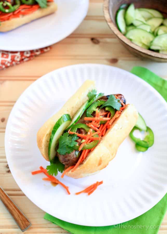 Banh Mi Bratwurst | The Noshery