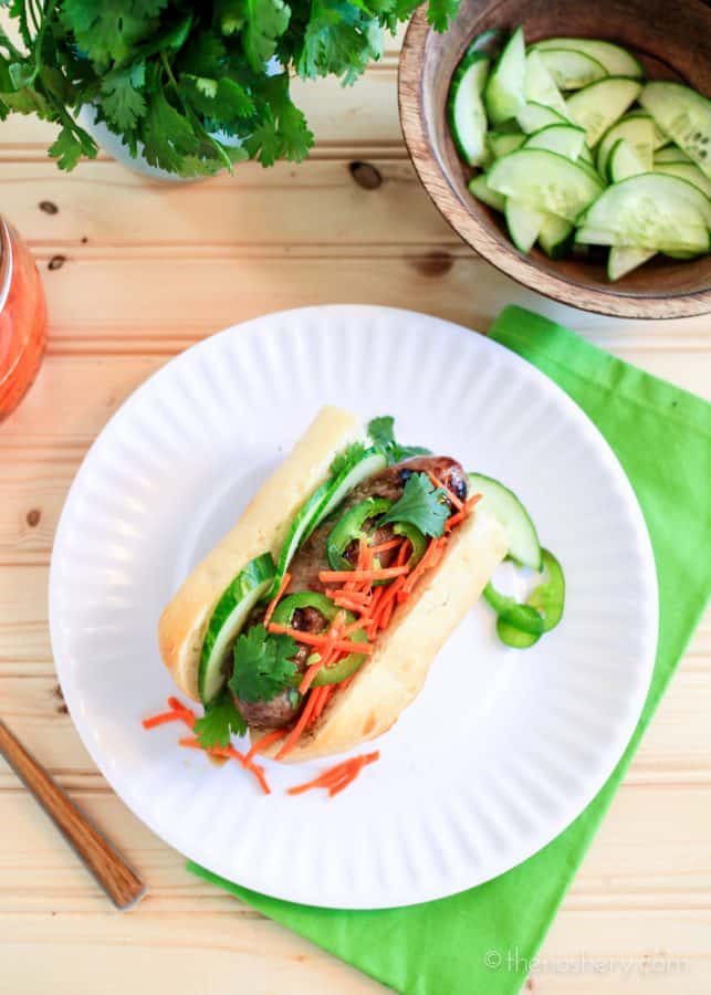 Banh Mi Bratwurst | The Noshery