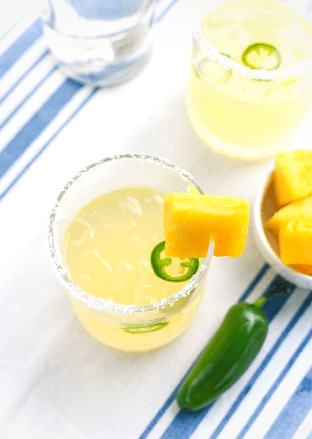 Spicy Pineapple Margarita | The Noshery