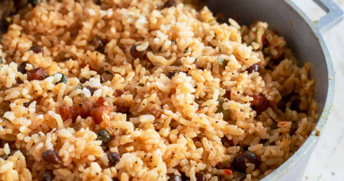 Arroz con Gandules How to Make Puerto Rican Rice and Pigeon Peas