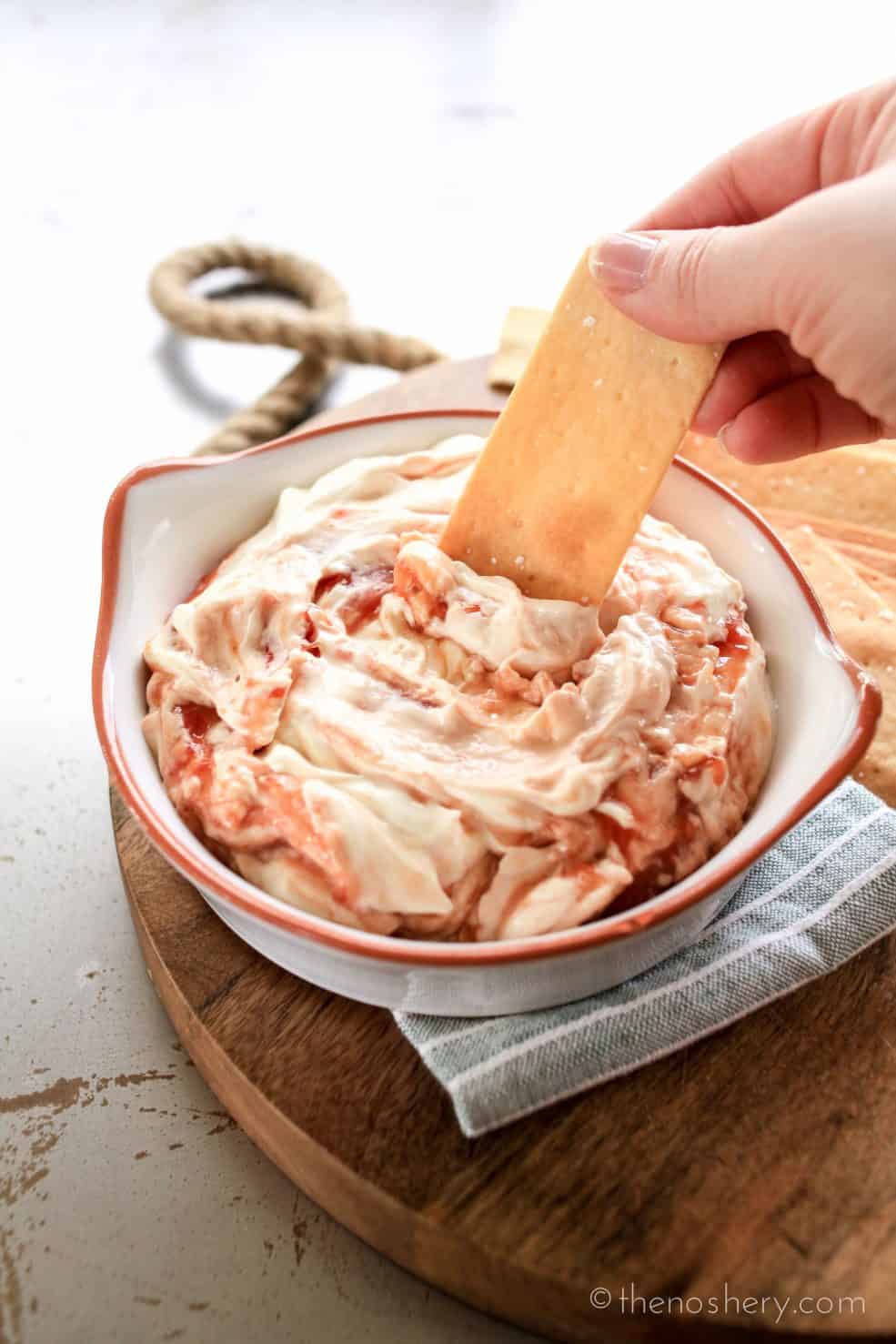 Puerto Rican Guava and Cream Cheese Dip | TheNoshery.com