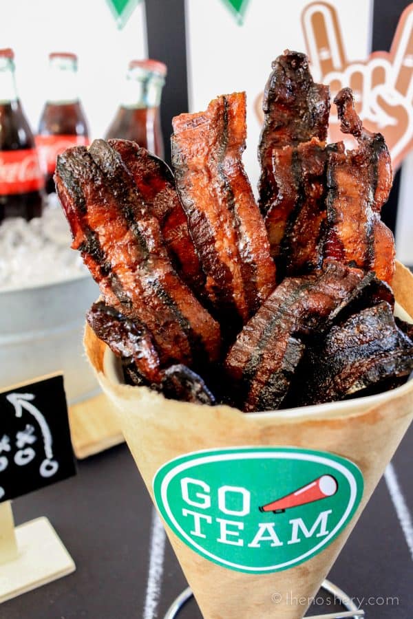 Game Day Eats! Coca-Cola Bacon Candy & OREO Monkey Bread | TheNoshery.com #HomeBowlHeroContest