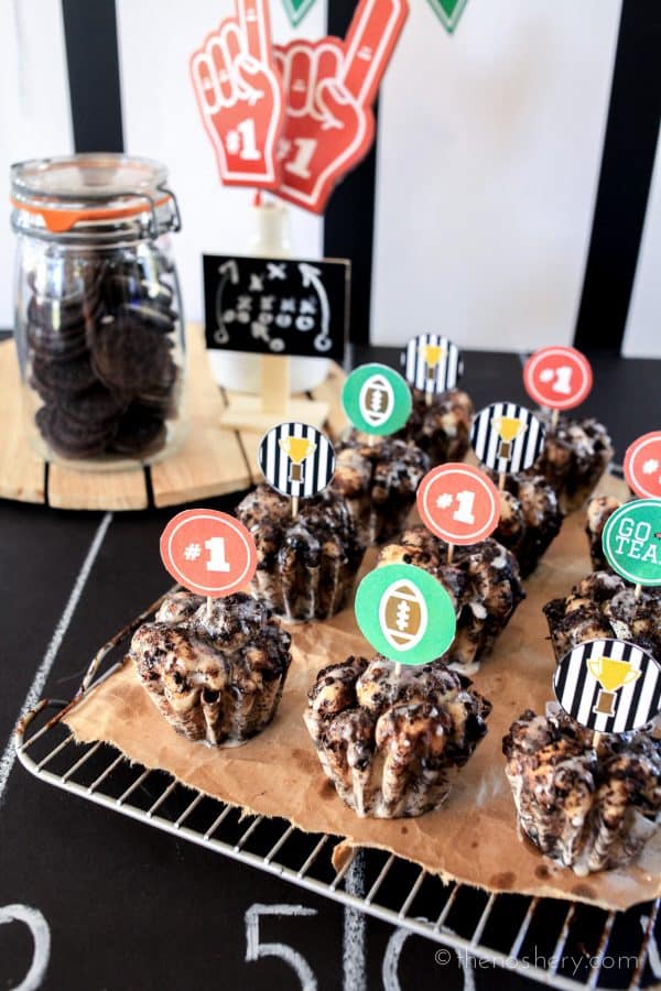 Game Day Eats! Coca-Cola Bacon Candy & OREO Monkey Bread | TheNoshery.com #HomeBowlHeroContest