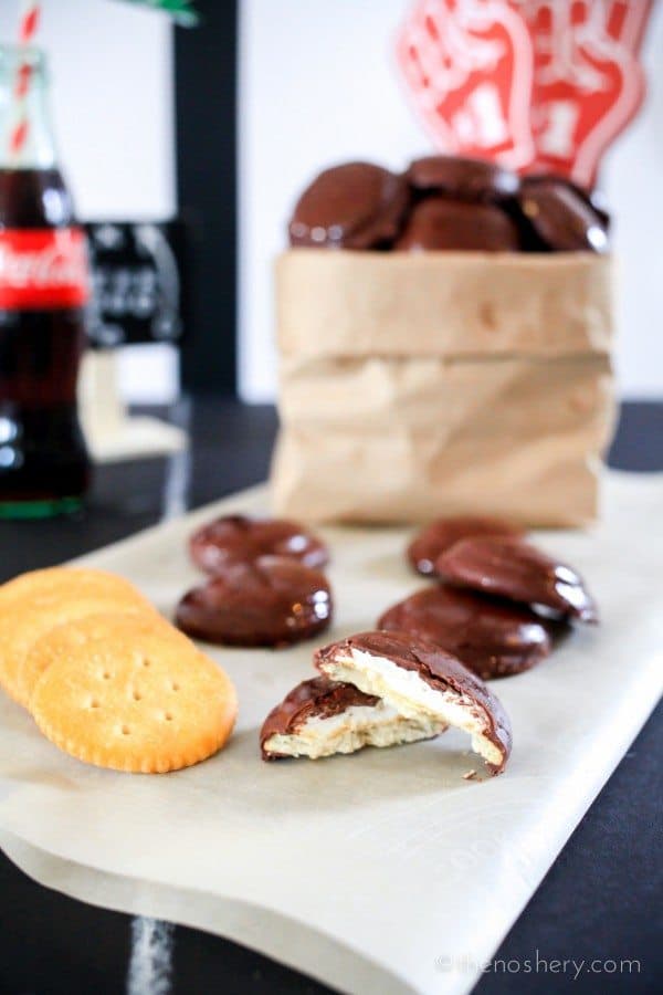 Game Day Eat! Easy RITZ Mallomars and Coca-Cola Slowcooker Beef and Pepper Sandwiches | TheNoshery.com #HomeBowlHeroContest
