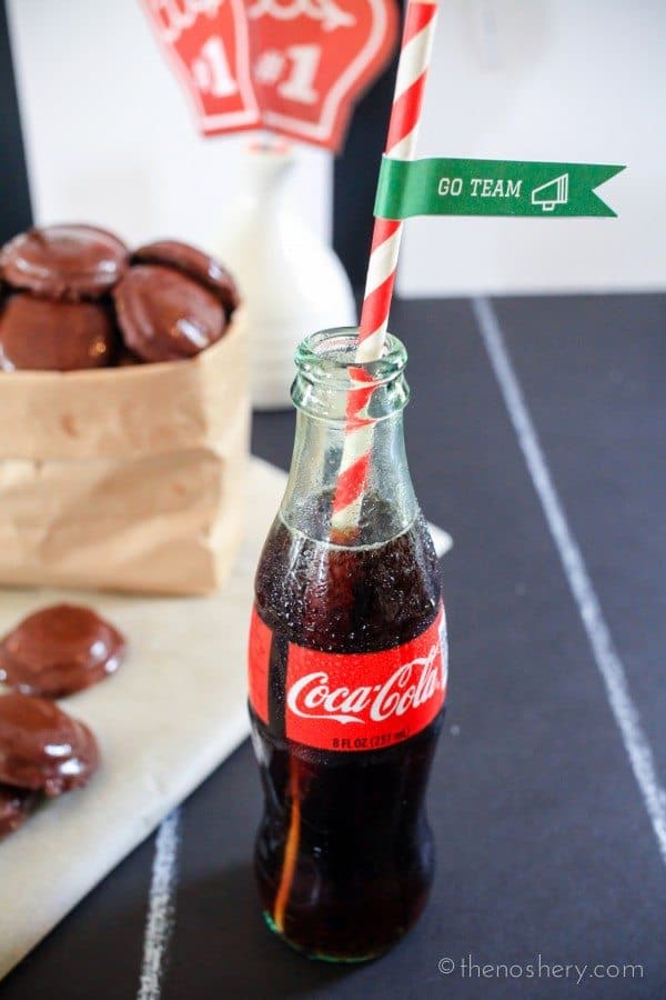 Game Day Eat! Easy RITZ Mallomars and Coca-Cola Slowcooker Beef and Pepper Sandwiches | TheNoshery.com #HomeBowlHeroContest