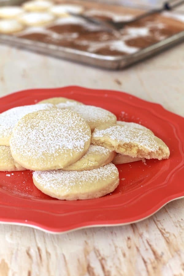 Almond Pillow Cookies | TheNoshery.com