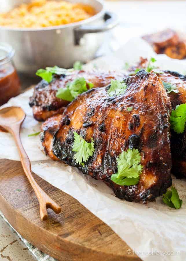 Guava BBQ Chicken Thighs | The Noshery