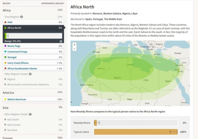 Puerto rican dna test