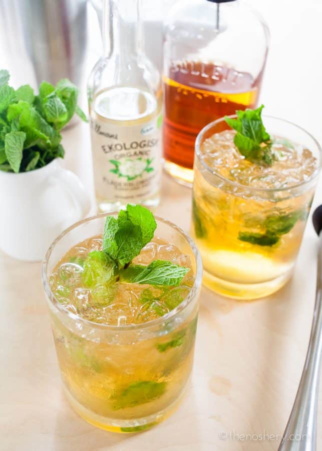 Elderflower Mint Julep | TheNoshery.com