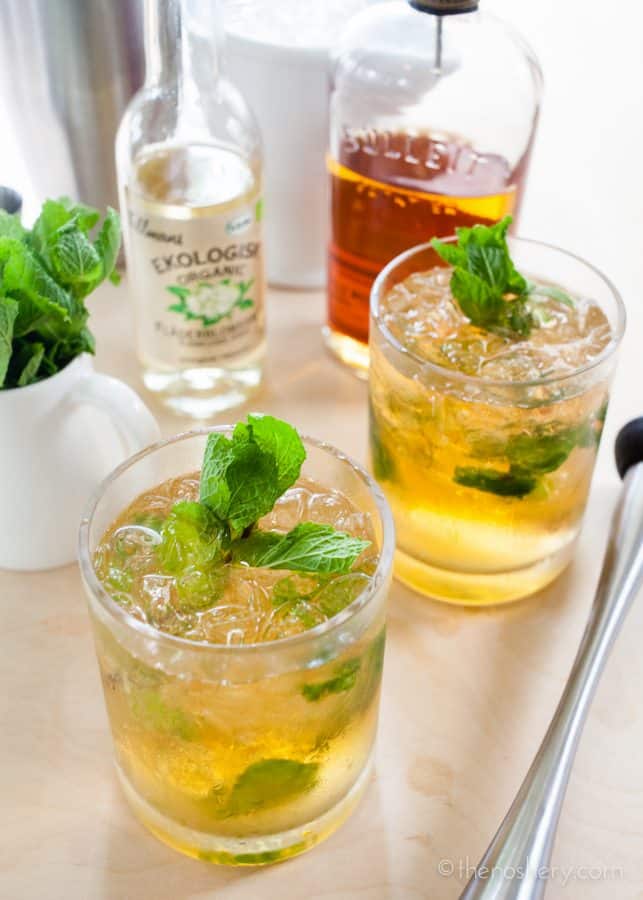 Elderflower Mint Julep | TheNoshery.com