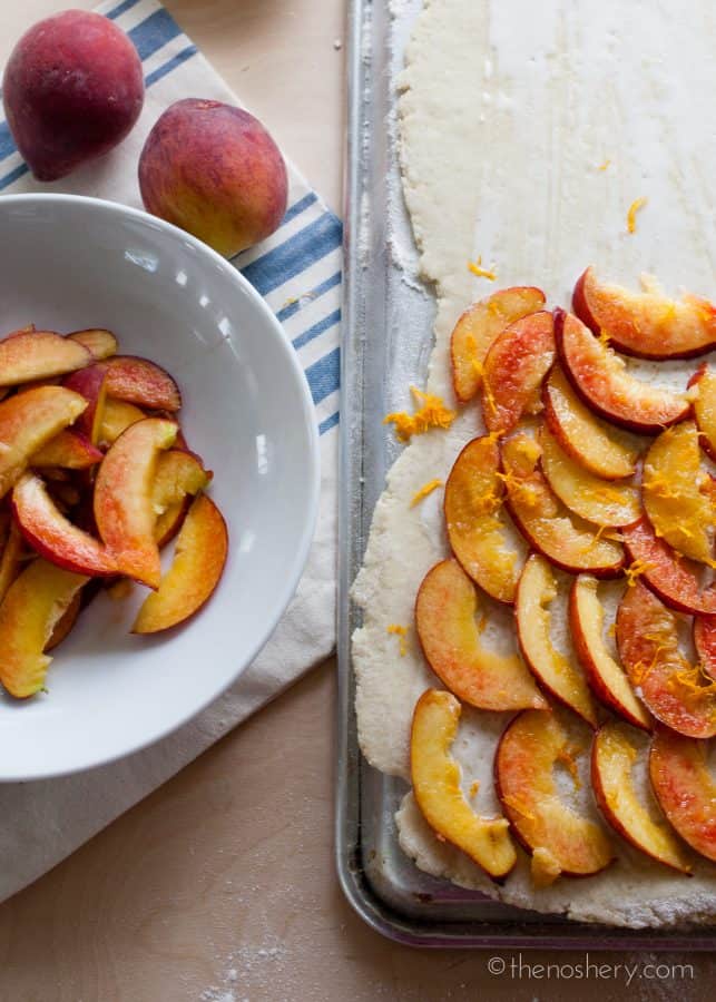 Peaches and Cream Scones | The Noshery