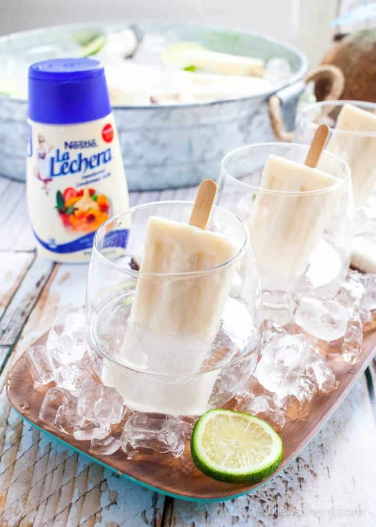 Summer Coquito | Rum and Coconut Popsicle Cocktail