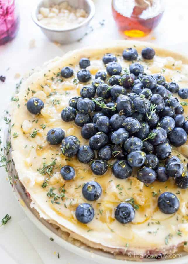 Lemon and Blueberry Crepe Cake | TheNoshery.com