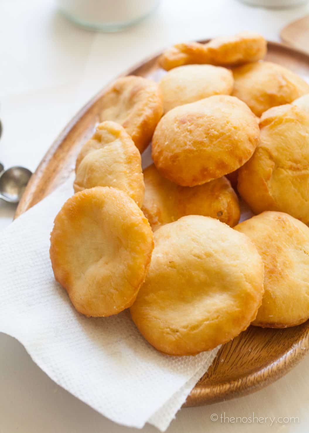 Arepas de Coco (Puerto Rican Coconut Fry Bread) - The Noshery