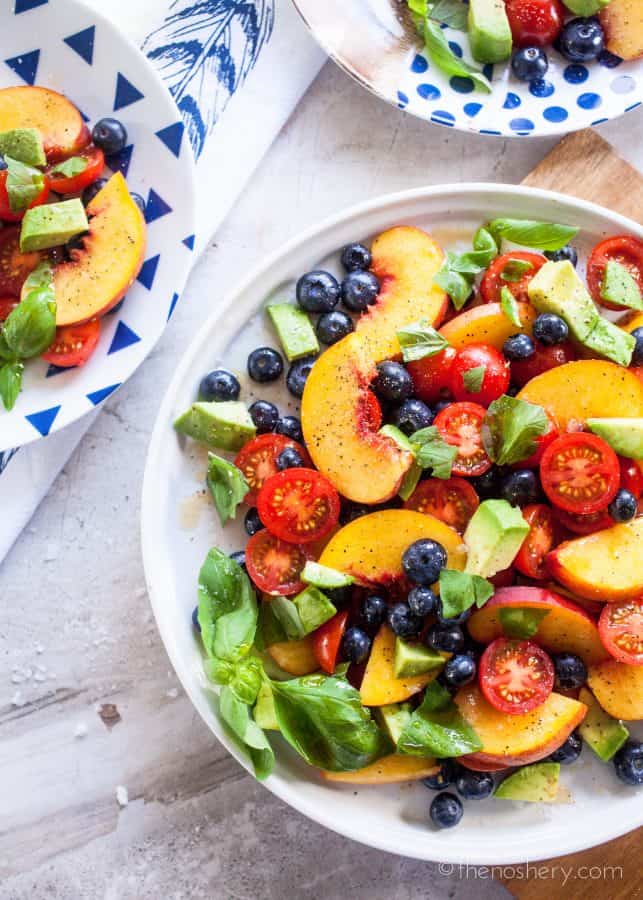 Summer Fruit Dinner Salad | TheNoshery.com