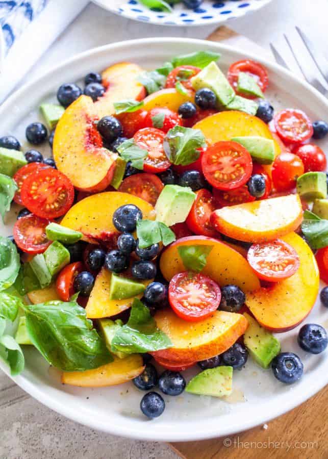 Summer Fruit Dinner Salad | TheNoshery.com