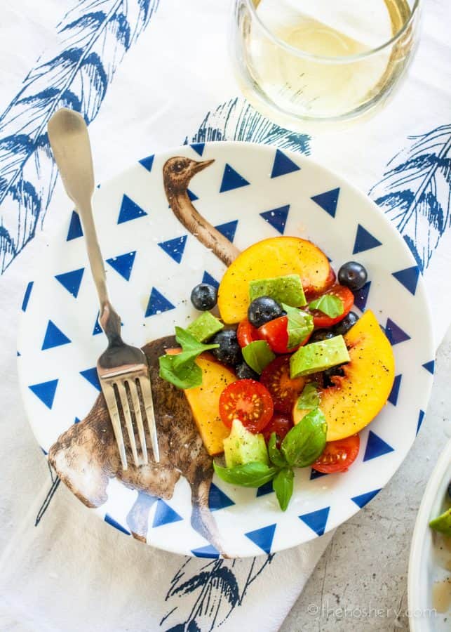 Summer Fruit Dinner Salad | TheNoshery.com