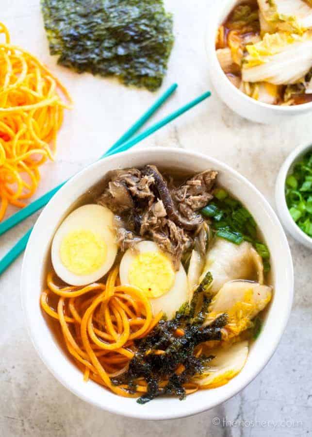 Slow Cooker Pork "Ramen" | TheNoshery.com