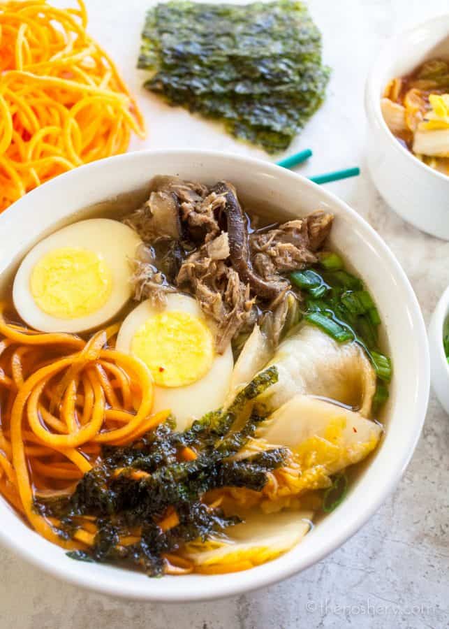 Slow Cooker Pork "Ramen" | TheNoshery.com