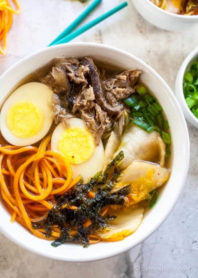 Slow Cooker Pork "Ramen" | TheNoshery.com