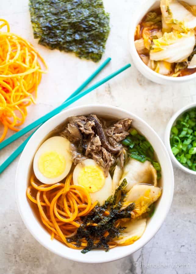 Slow Cooker Pork "Ramen" | TheNoshery.com