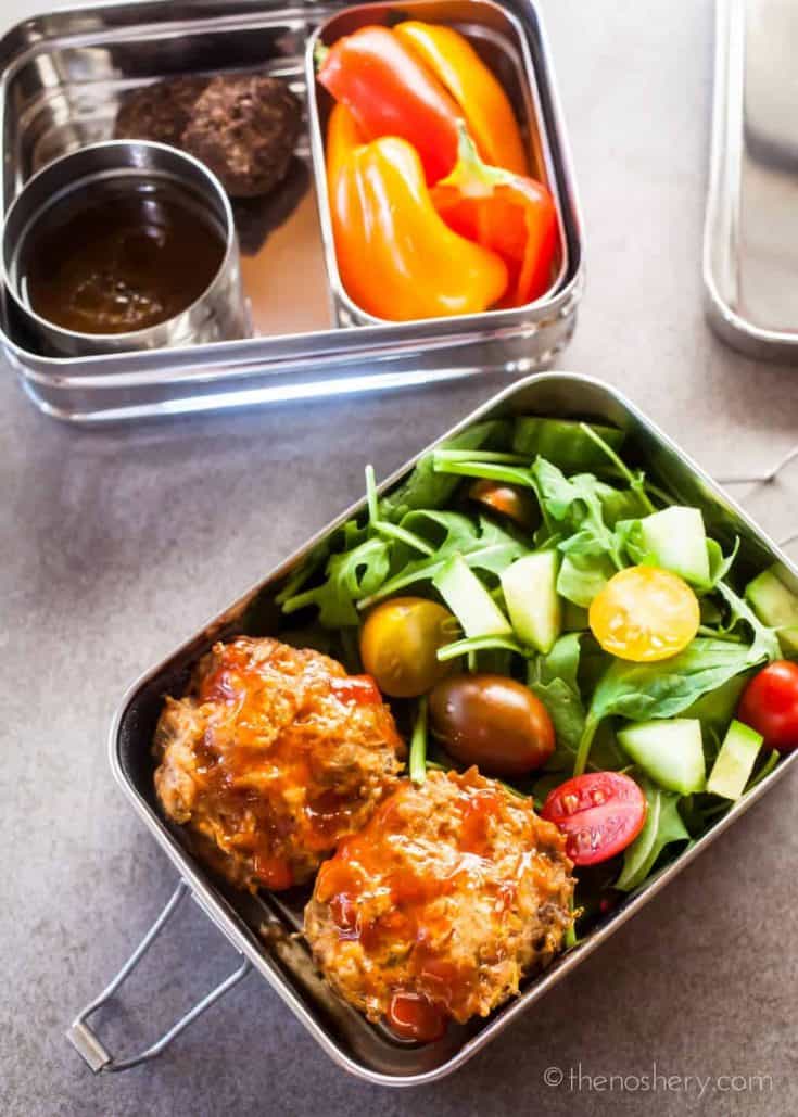 Healthy Lunch | Mini Meatloaf Muffins