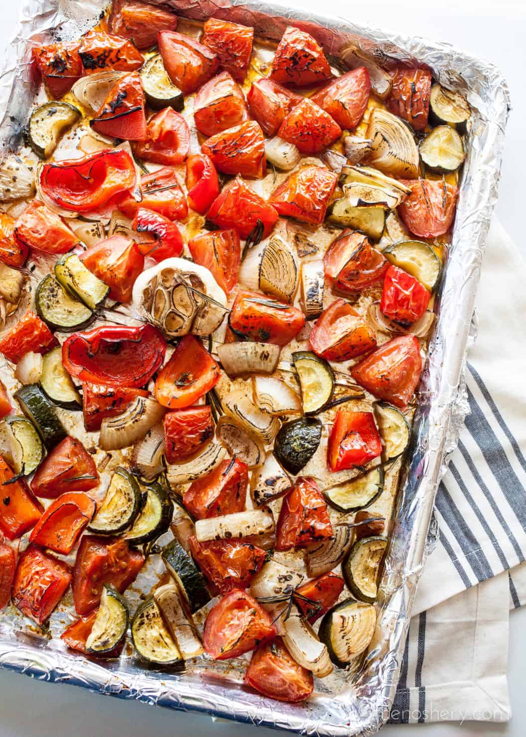 Roasted Tomato and Vegetable Pasta Sauce The Noshery