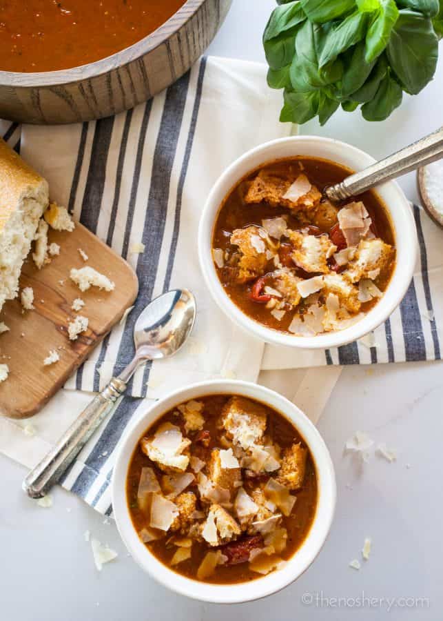 Chunky Tomato Soup | TheNoshery.com