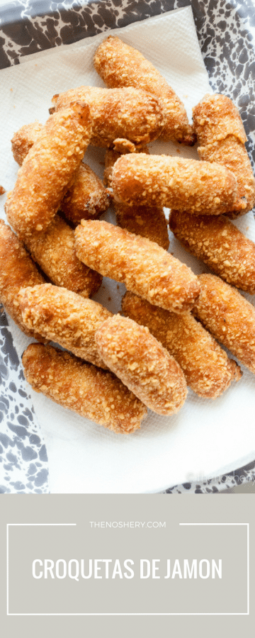 Croquettas de Jamon - Ham Croquettes | The Noshery