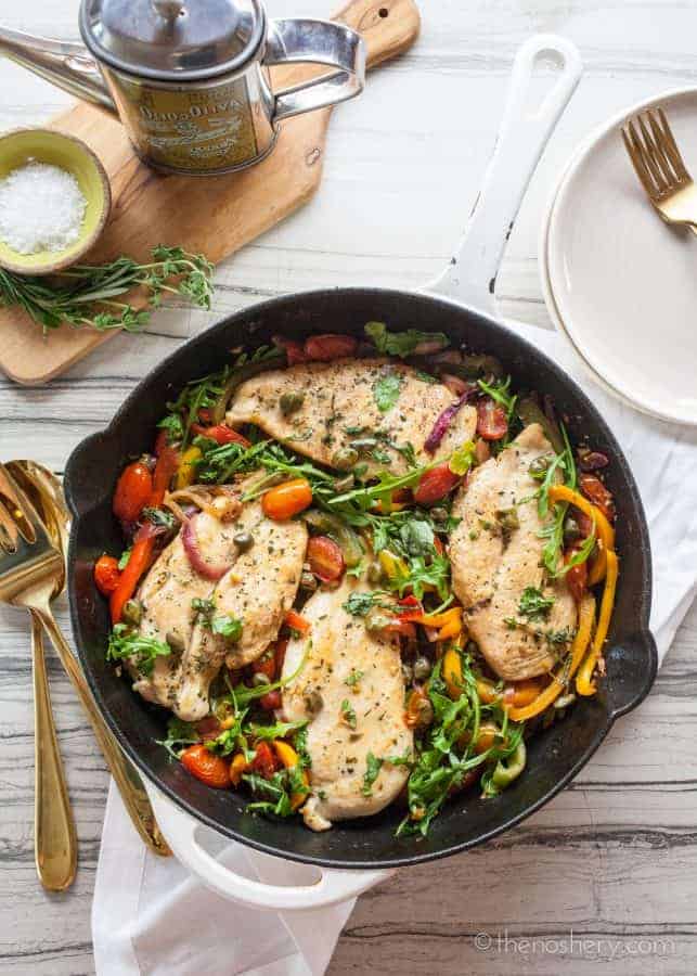 Italian Chicken Skillet | TheNoshery.com