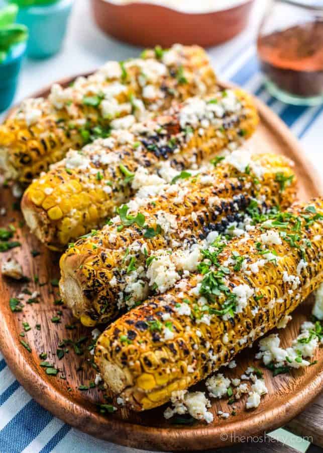 Elote Corn (Mexican Street Corn) | The Noshery