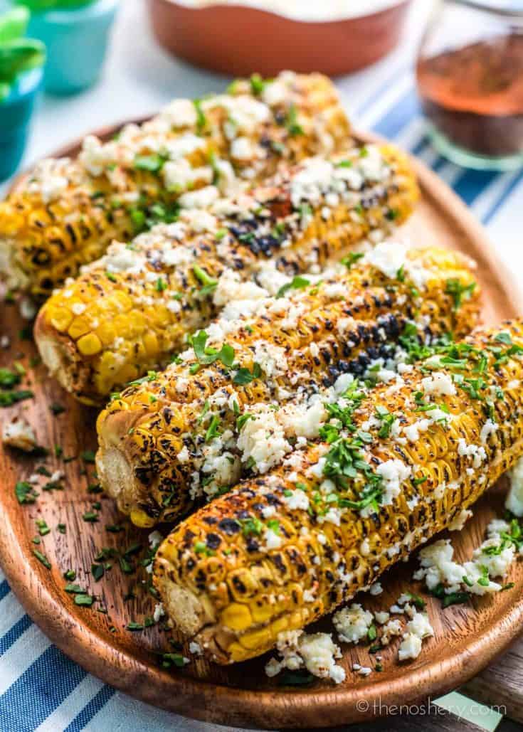 Elotes: Mexican Street Corn Recipe (Oven or Grill) - Umami Girl