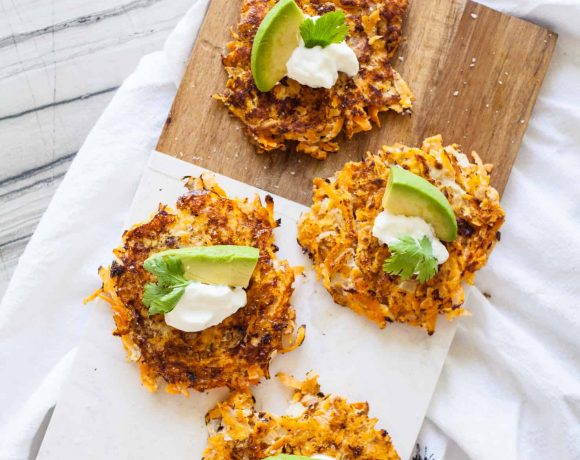 Sweet Potato Latkes | TheNoshery