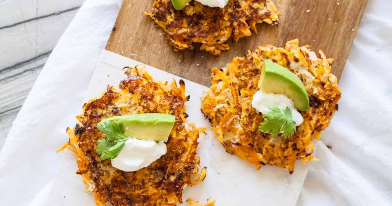 Sweet Potato Latkes | TheNoshery