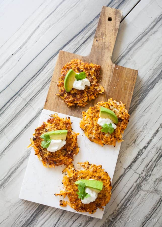 Sweet Potato Latkes | TheNoshery