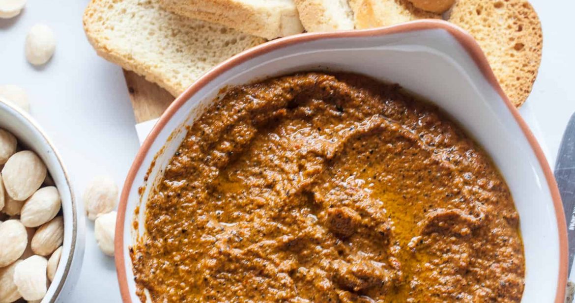 Romesco Sauce Red Pepper, Almond, and Paprika Sauce The Noshery