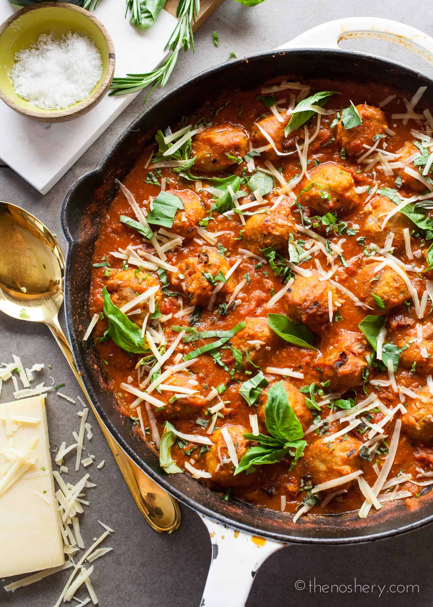 Healthy Italian Turkey Meatballs Recipe The Noshery