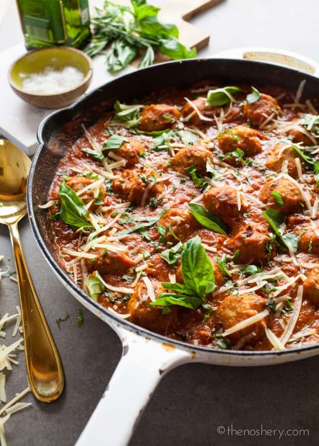 Italian Turkey Meatballs | The Noshery